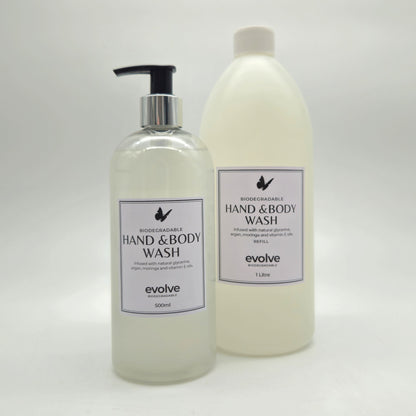 Evolve Hand & Body Wash Clear - 500ml Disc Top