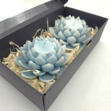 Load image into Gallery viewer, Lotus Large Candle - 2 Pack - Various Colours
