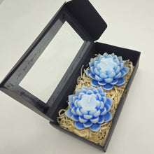 Load image into Gallery viewer, Lotus Large Candle - 2 Pack - Various Colours

