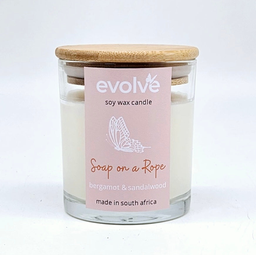 Evolve Soy Wax Candle - Soap on a Rope