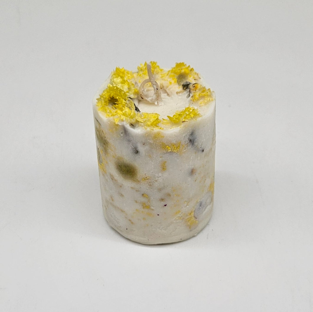 Evolve Floral Soy Wax Pillar Candles