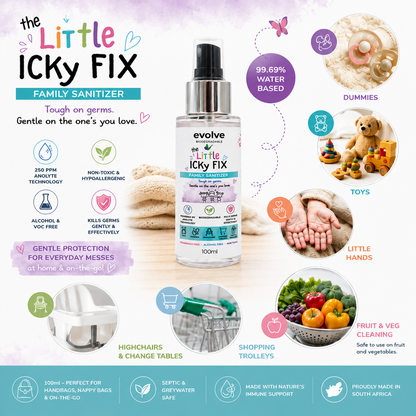 Evolve 100ml The Little Icky Fix - Family Sanitizer