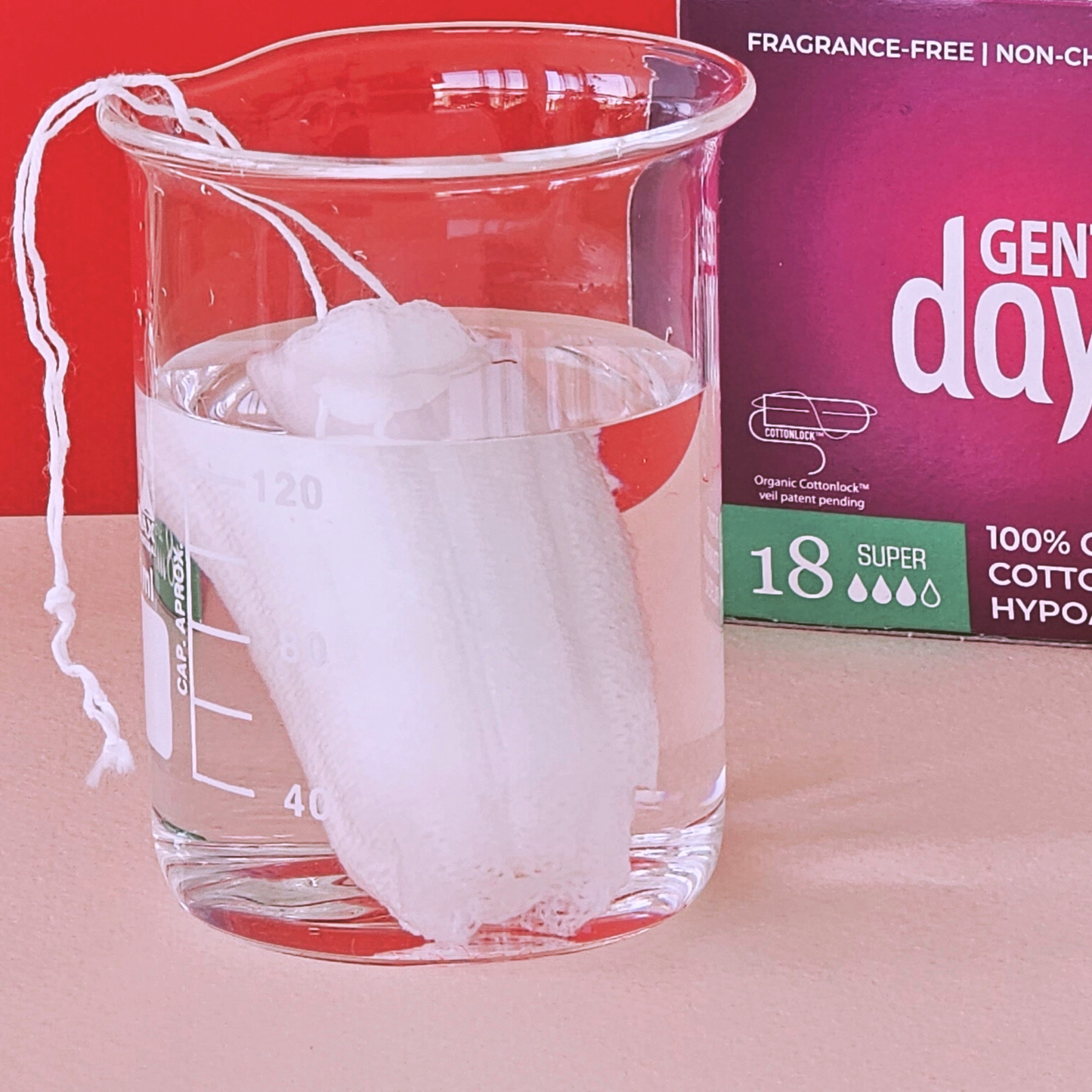 Gentle Day Organic Cotton Tampons - Regular & Super 18