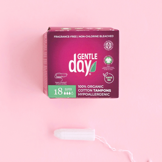Gentle Day Organic Cotton Tampons - Regular & Super 18