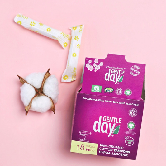 Gentle Day Organic Cotton Tampons - Regular & Super 18