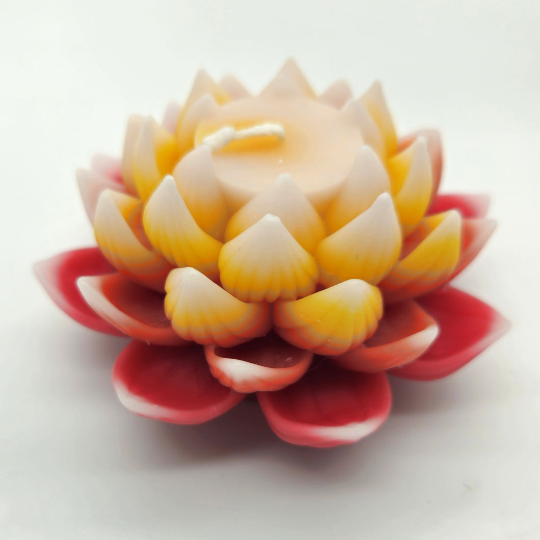 Lotus Large Candle - Fragranced - Various Colours