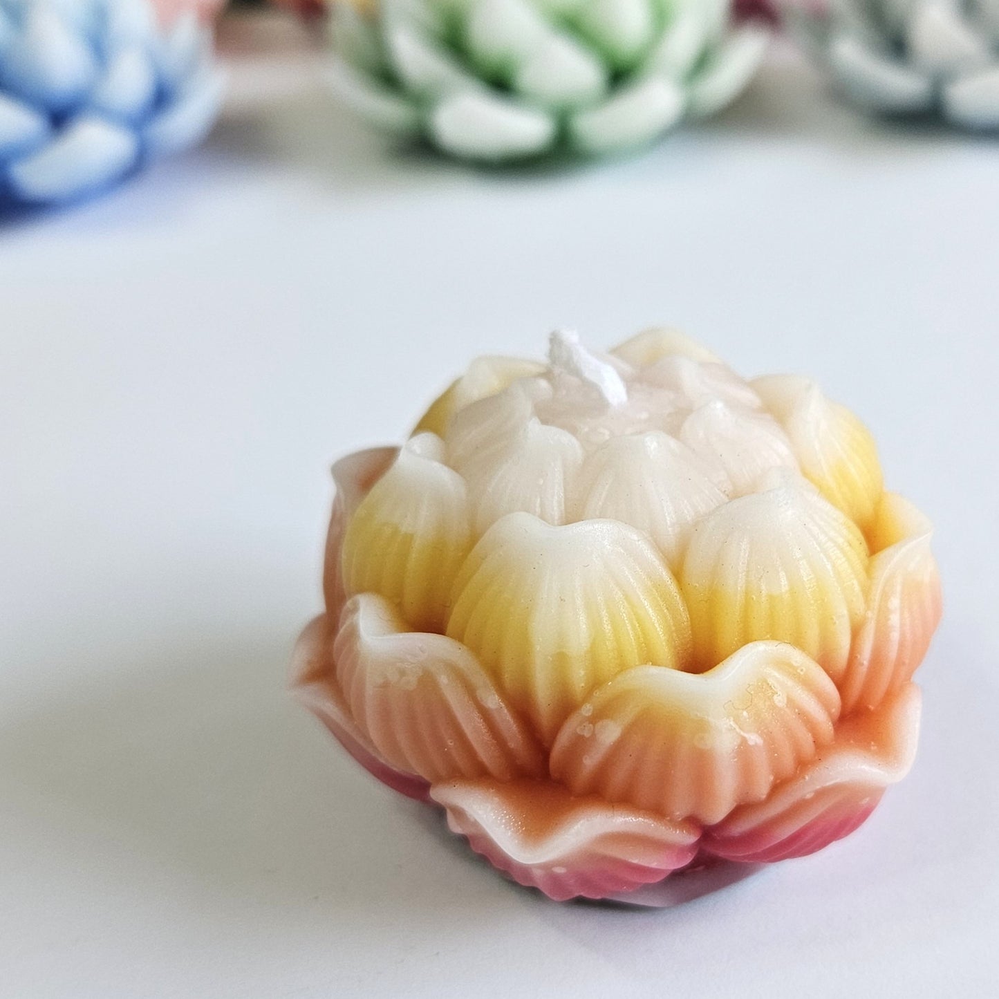 Lotus Modern Candle - Fragranced - Various Colours
