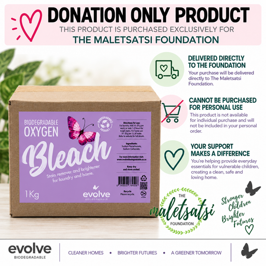 Evolve 1kg Oxygen Bleach with Microbes - Maletsatsi Foundation