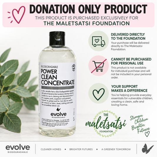 Evolve 500ml Power Clean Conc - Maletsatsi Foundation