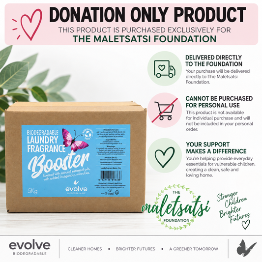 Evolve Laundry Fragrance Booster 5kg Refill - Maletsatsi Foundation