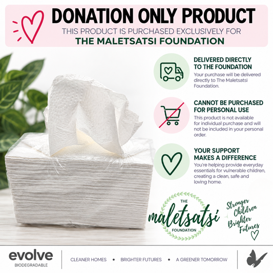 Triple Green Folded Hand Towels - Sugarcane - 2 Ply - 200 Pack - Maletsatsi Foundation
