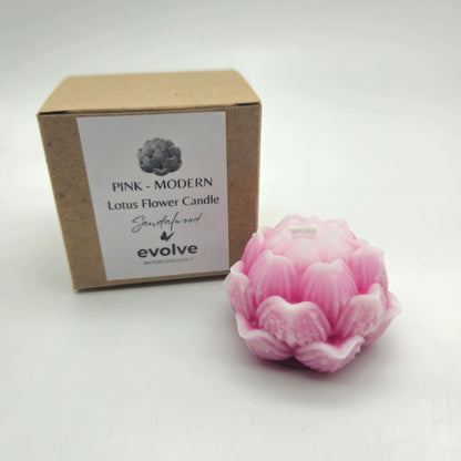 Lotus Modern Candle - Fragranced - Various Colours