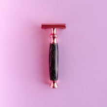 Load image into Gallery viewer, B&amp;Q 08 Rose Gold Bamboo Safety Razor
