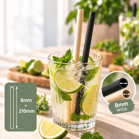 Regular Drinking Straws – 100% Biodegradable
