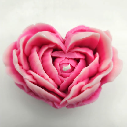 Evolve Soy Wax Pink Heart Rose - Vanilla