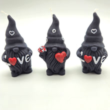 Load image into Gallery viewer, Evolve Soy Wax Heart &amp; Love Black Gnome Candles - Vanilla
