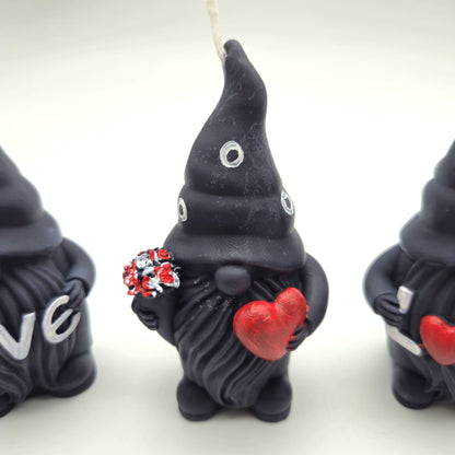 Evolve Soy Wax Heart & Love Black Gnome Candles - Vanilla